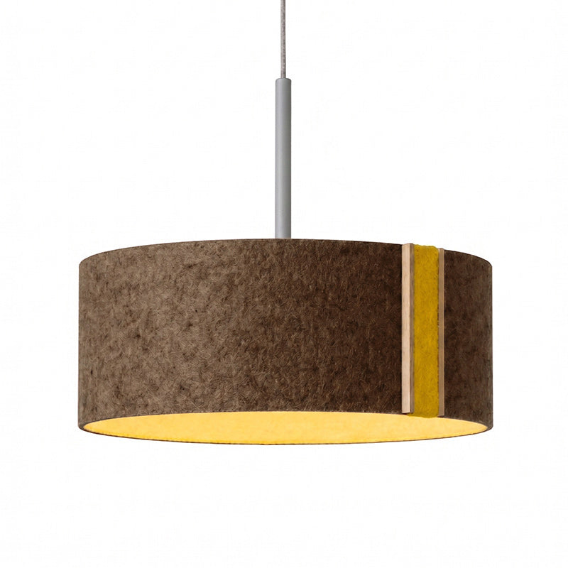 Hush Acoustic Felt Drum Pendant Lamp