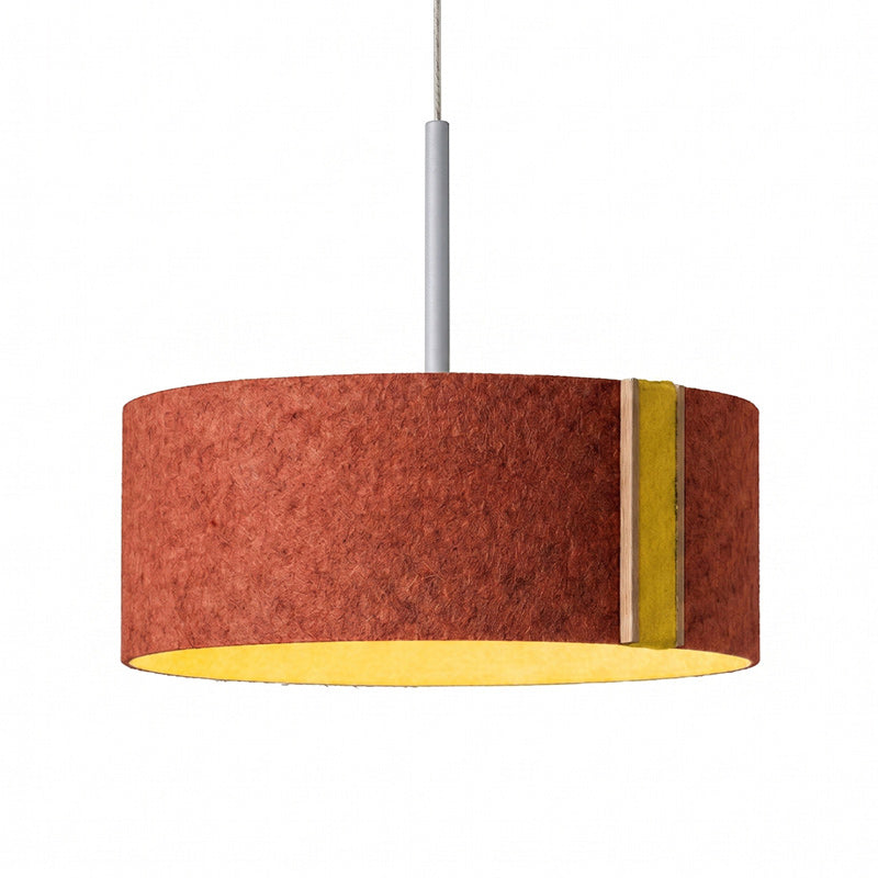Hush Acoustic Felt Drum Pendant Lamp