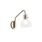 Hyaline Clear Glass Beaker Wall Lamp