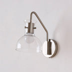 Hyaline Clear Glass Beaker Wall Lamp