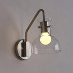 Hyaline Clear Glass Beaker Wall Lamp