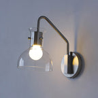 Hyaline Clear Glass Beaker Wall Lamp