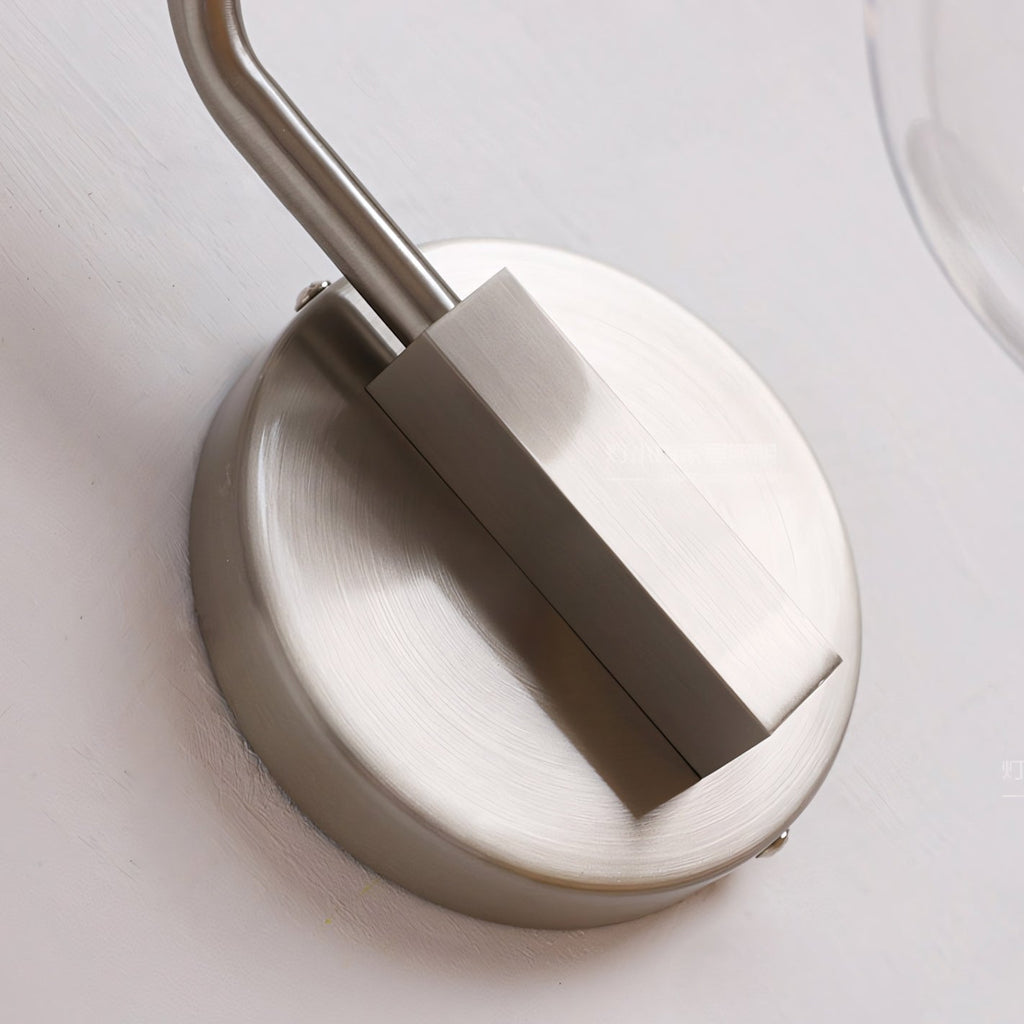 Hyaline Clear Glass Beaker Wall Lamp
