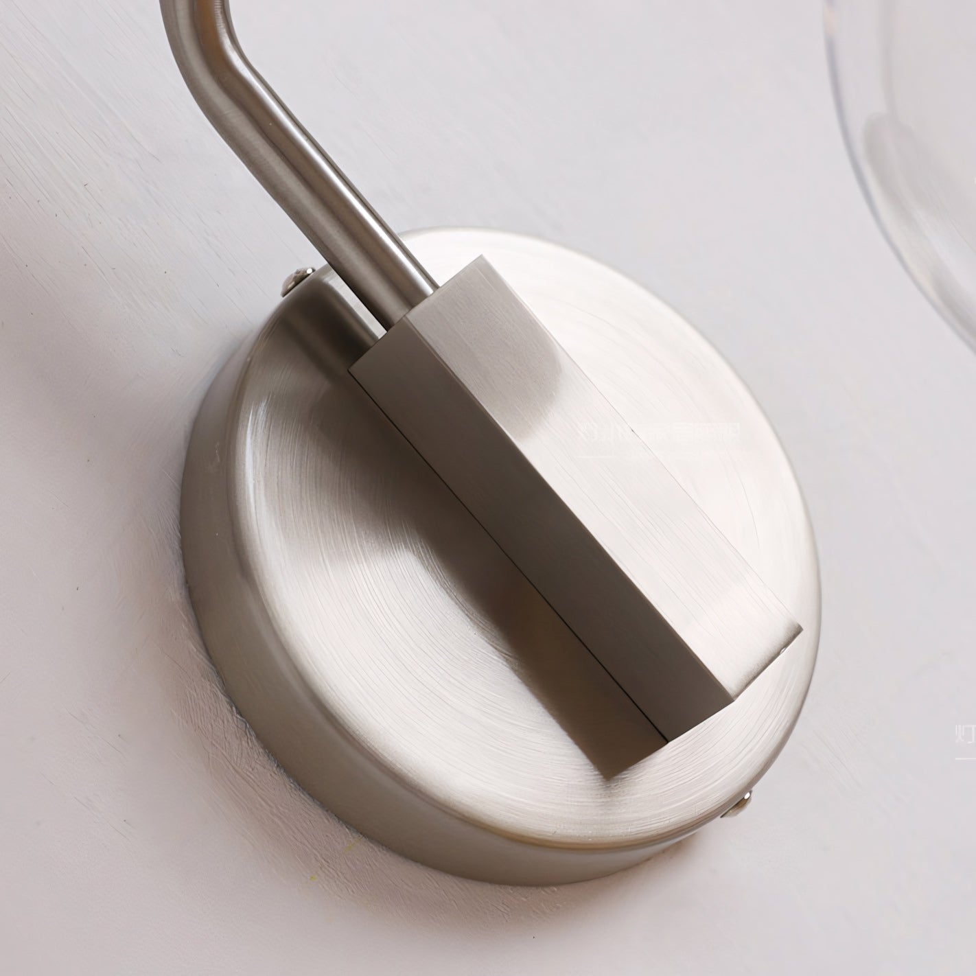 Hyaline Clear Glass Beaker Wall Lamp