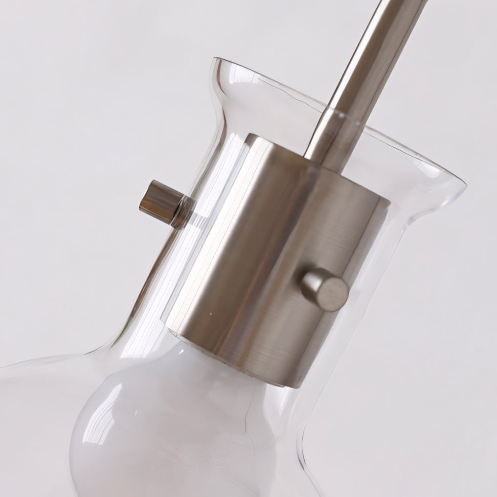 Hyaline Clear Glass Beaker Wall Lamp