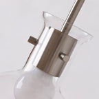 Hyaline Clear Glass Beaker Wall Lamp