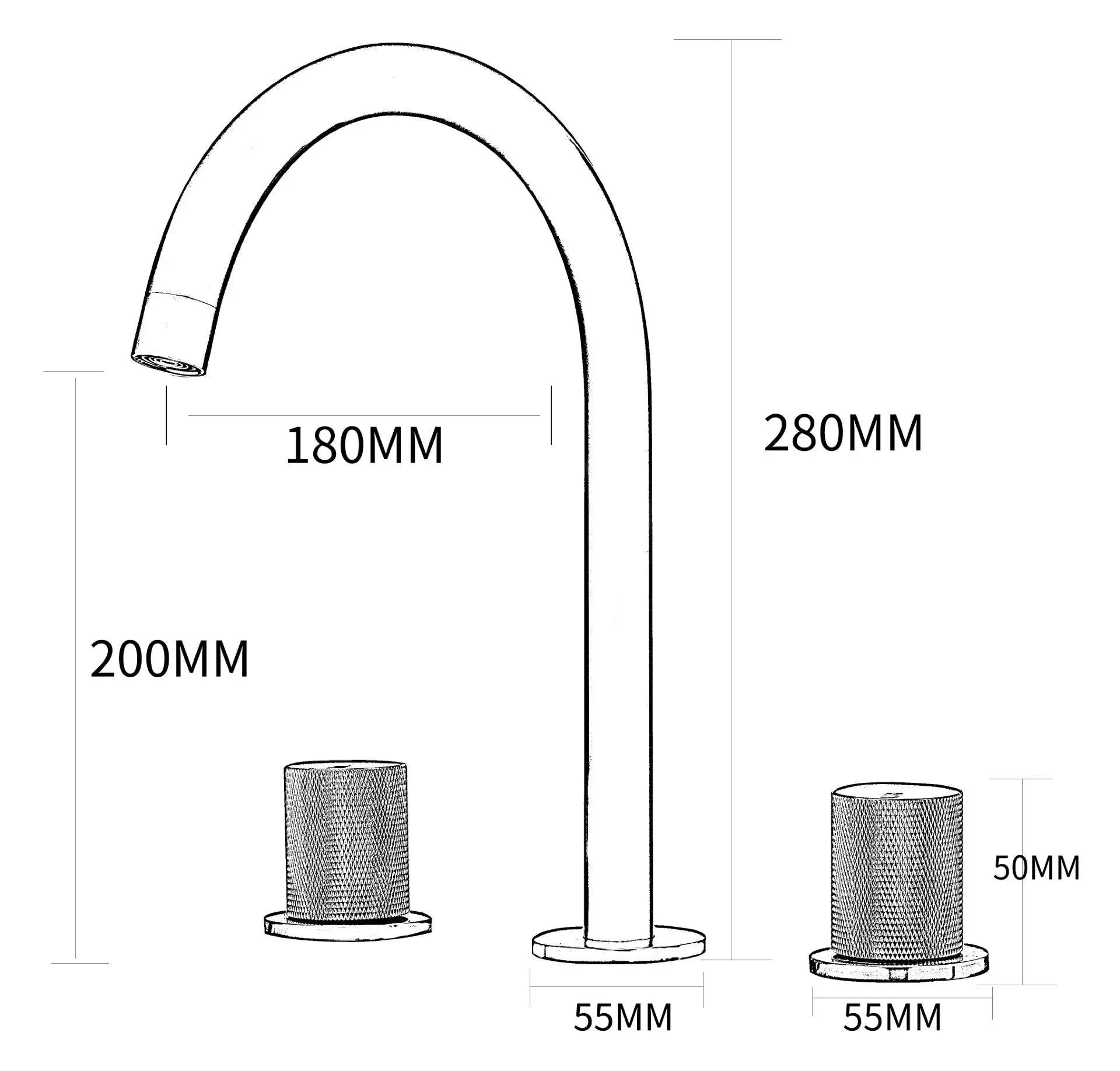 HydraPure: Wall-Mounted Faucet Stainless Steel Chrome – Modern Design for Stylish Bathrooms