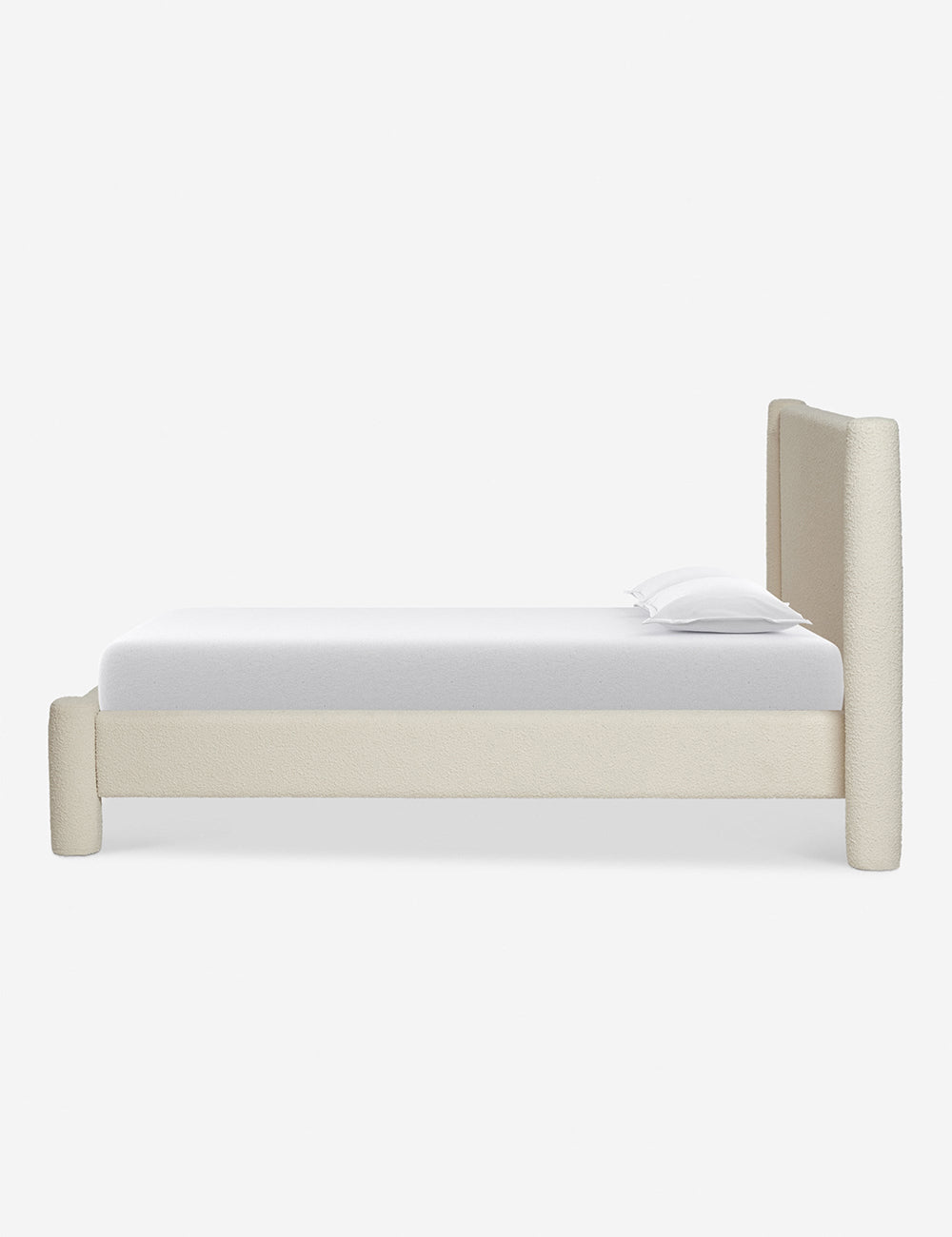 Bello Bed | Oversized Headboard, Fully-Upholstered Frame