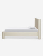 Bello Bed | Oversized Headboard, Fully-Upholstered Frame