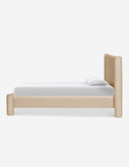 Bello Bed | Oversized Headboard, Fully-Upholstered Frame