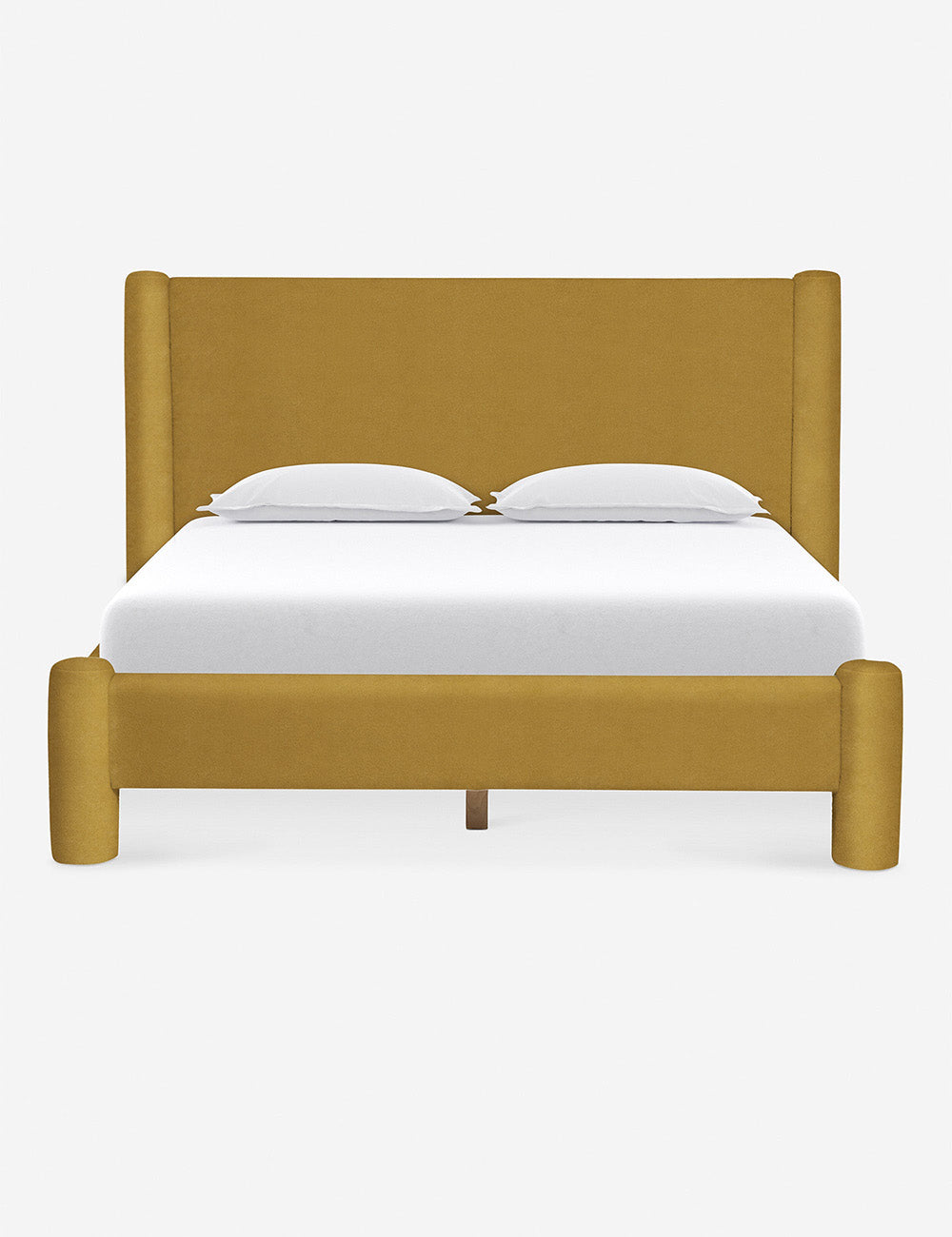Bello Bed | Oversized Headboard, Fully-Upholstered Frame