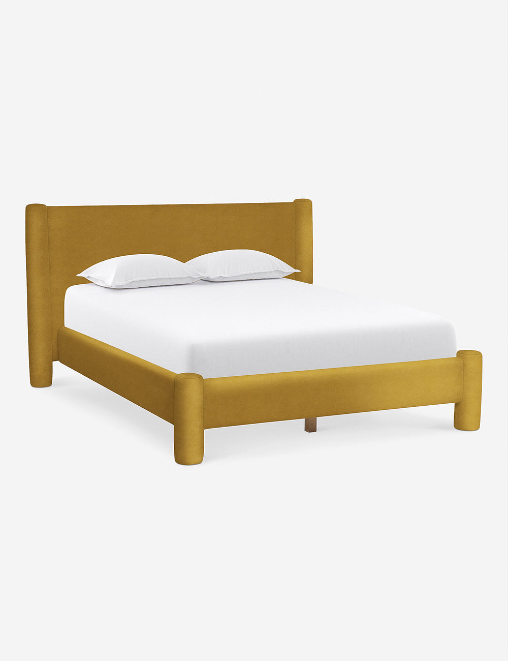 Bello Bed | Oversized Headboard, Fully-Upholstered Frame
