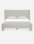 Bello Bed | Oversized Headboard, Fully-Upholstered Frame
