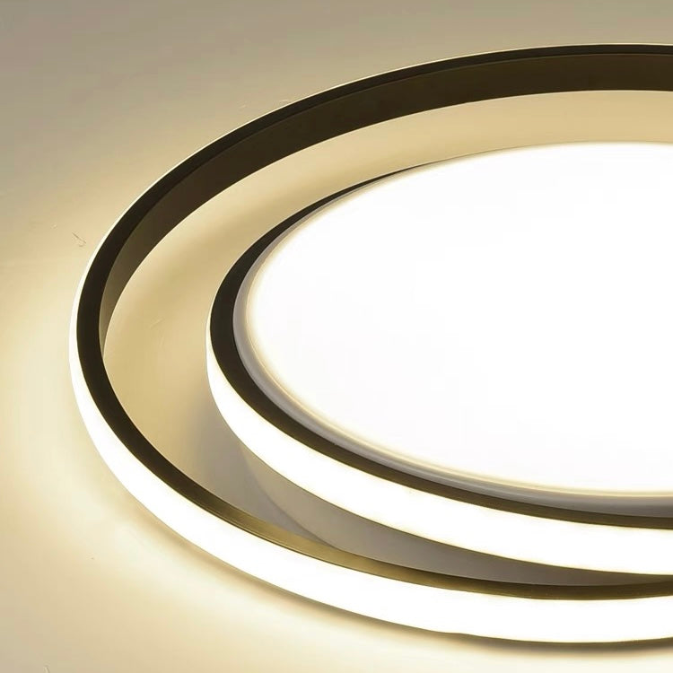 Bello LED Circle Ceiling Light | Modern Gold Flush Mount, Energy-Efficient