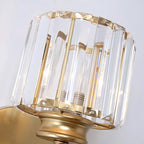 Bela Crystal Wall Light | Modern Iron Sconce, Dimmable E27 Bulb
