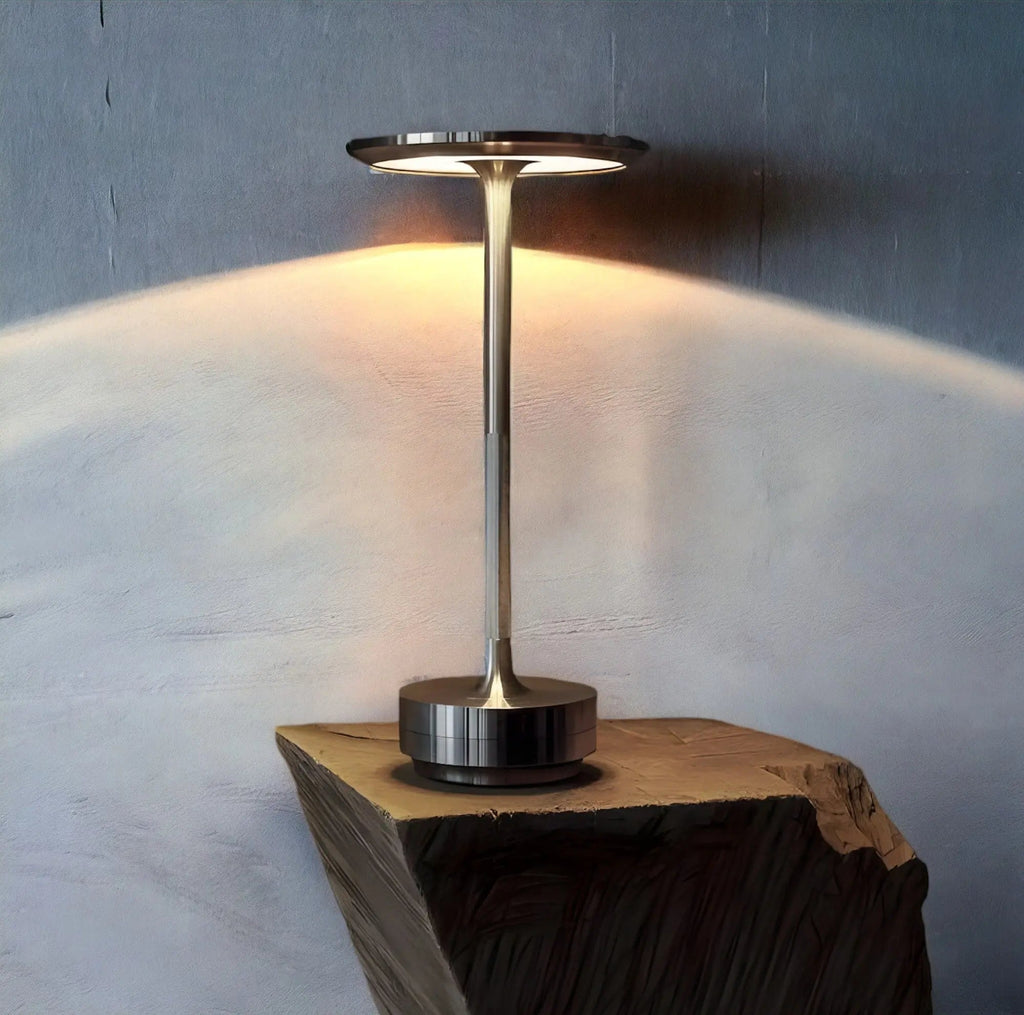 Lumo LED Tafellamp | Draadloos, Touch-Dimbaar Aluminium Design