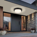 Bela Outdoor LED Ceiling Light | IP68 Waterproof, Modern Black Finish