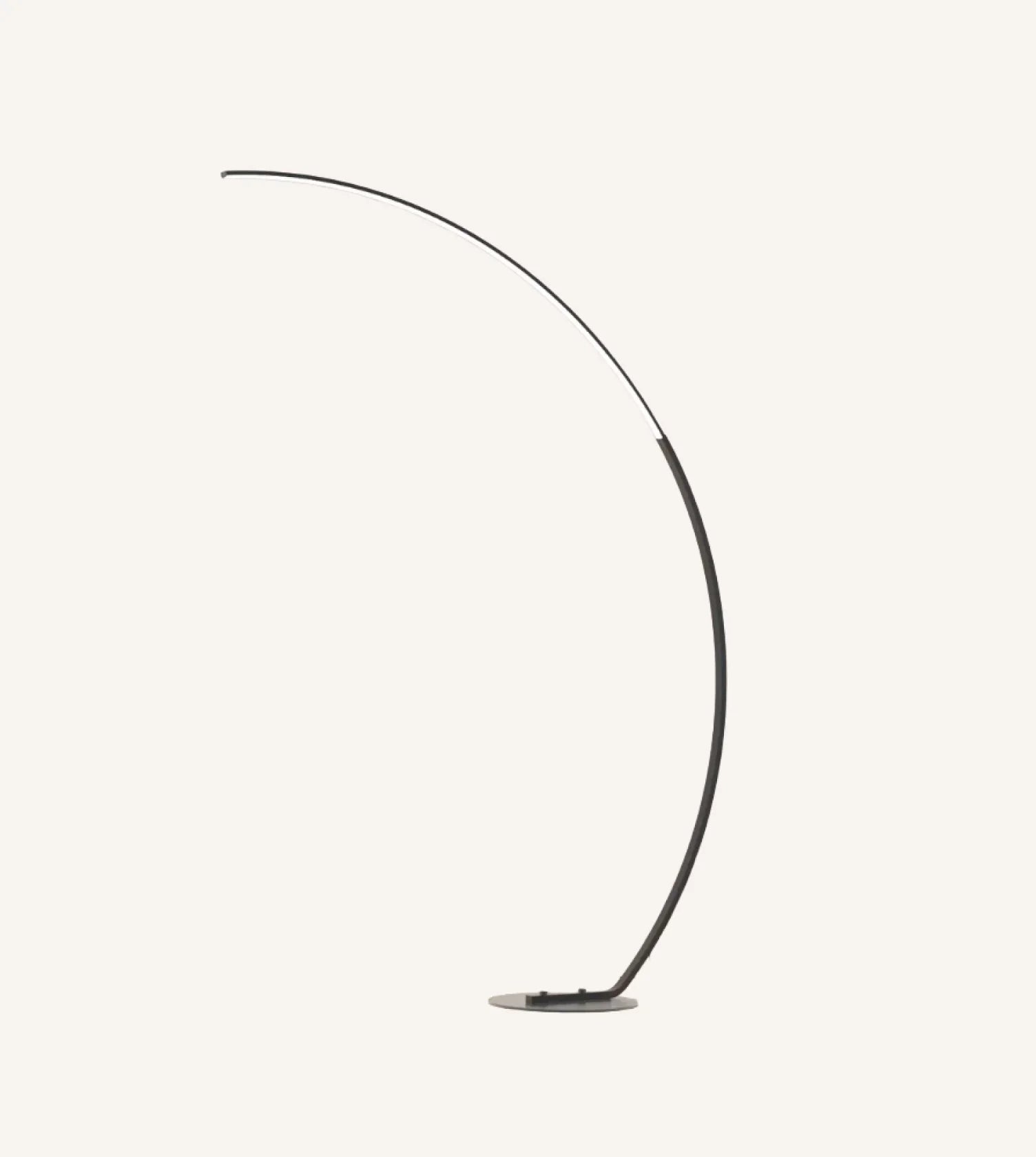 Luna Floor Lamp | Matte Black, Dimmable LED 2700K Light