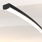 Luna Floor Lamp | Matte Black, Dimmable LED 2700K Light