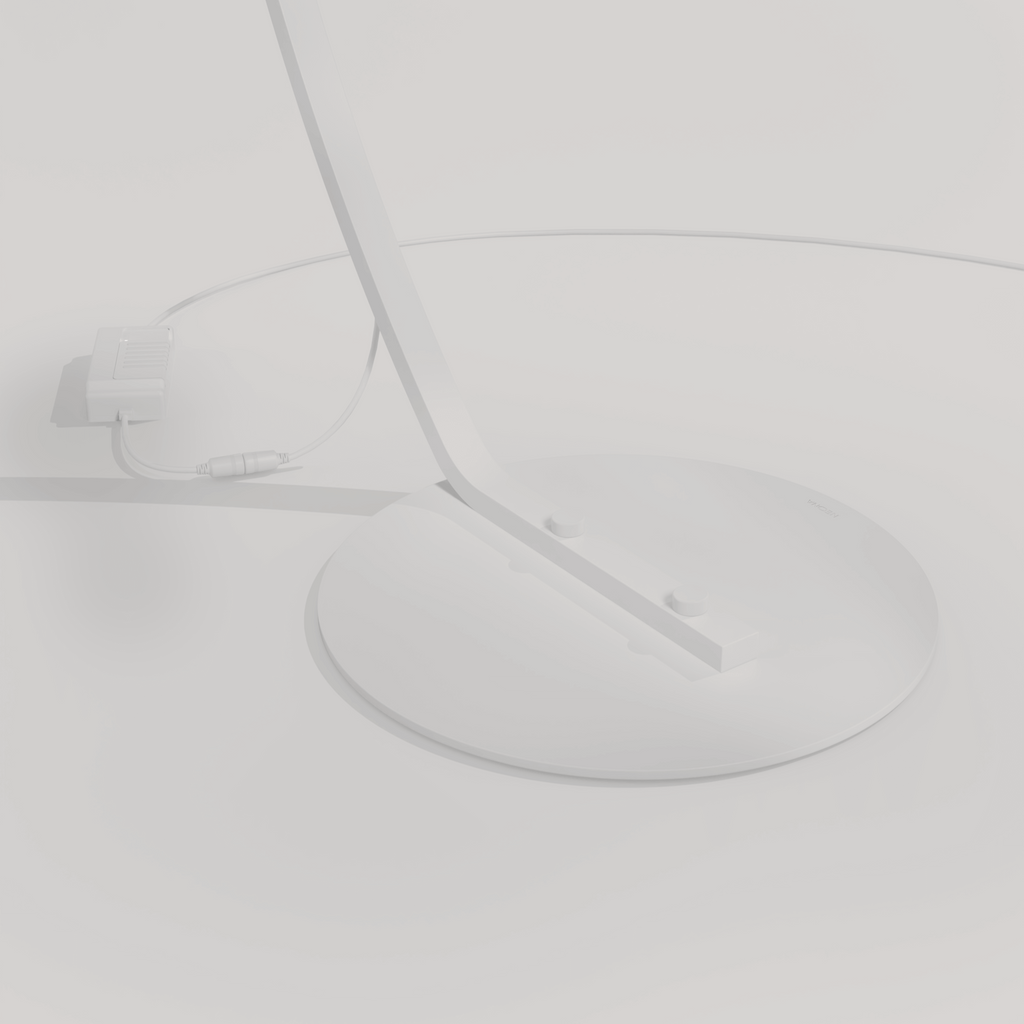 Luna Floor Lamp | Matte Black, Dimmable LED 2700K Light