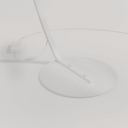 Luna Floor Lamp | Matte Black, Dimmable LED 2700K Light
