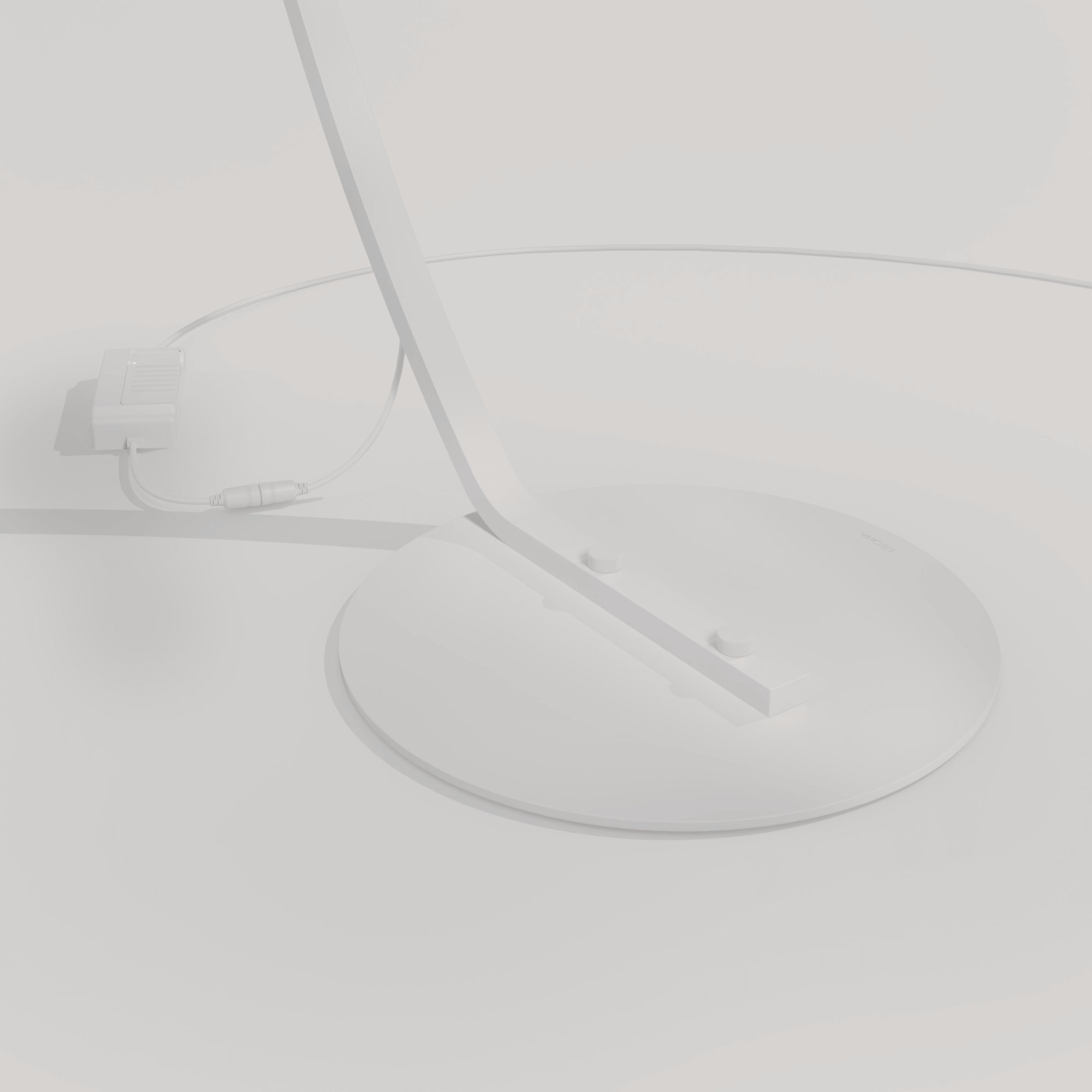 Luna Floor Lamp | Matte Black, Dimmable LED 2700K Light