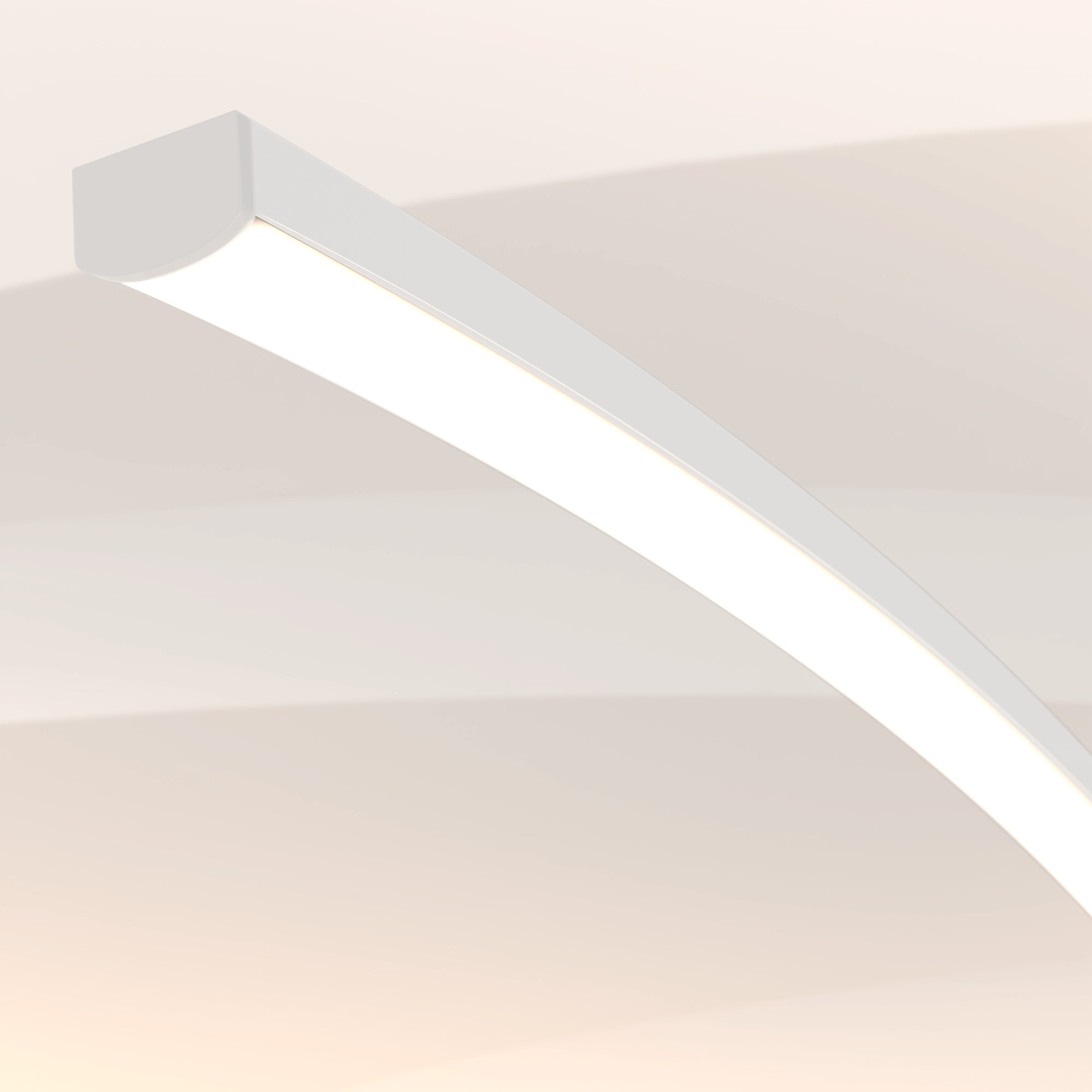 Luna Floor Lamp | Matte Black, Dimmable LED 2700K Light