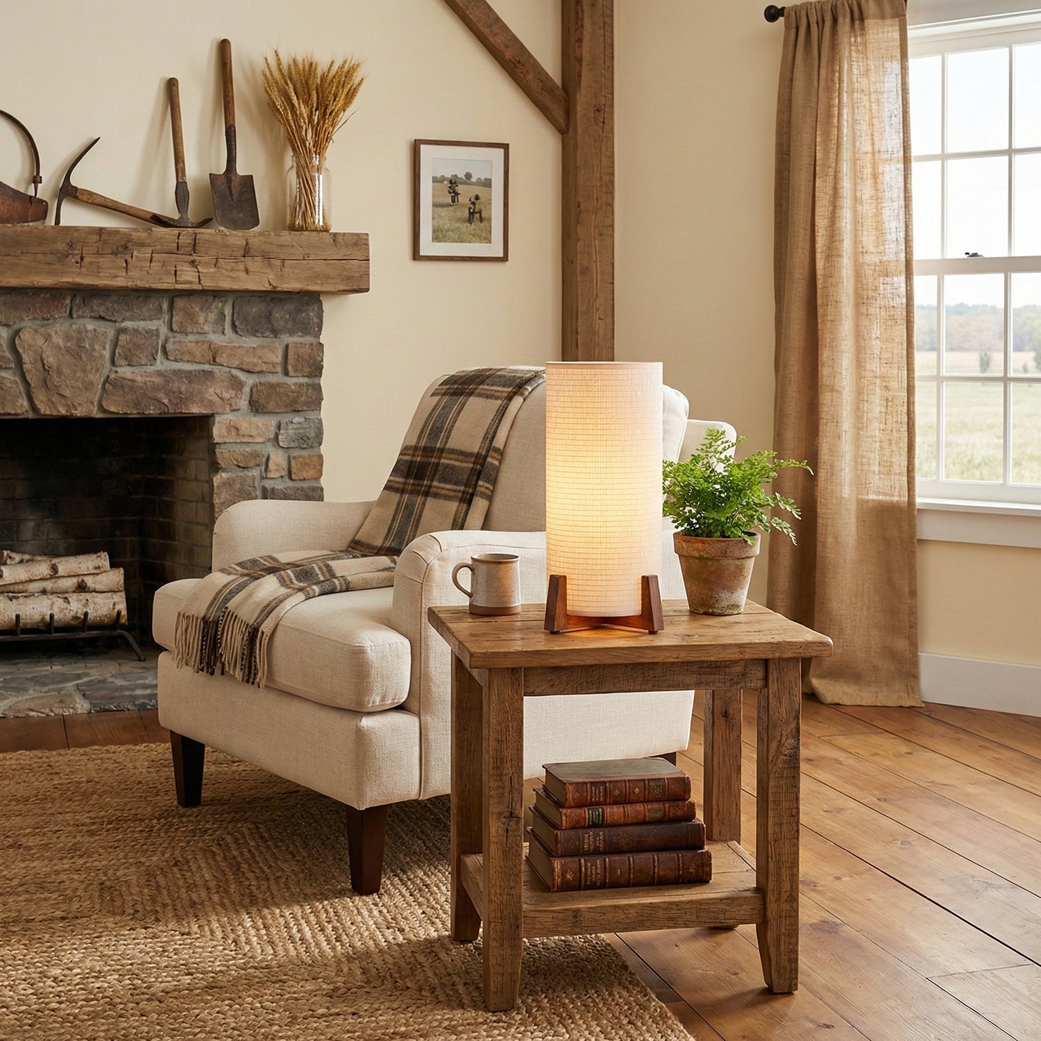 Iliana Fabric Shade Table Lamp