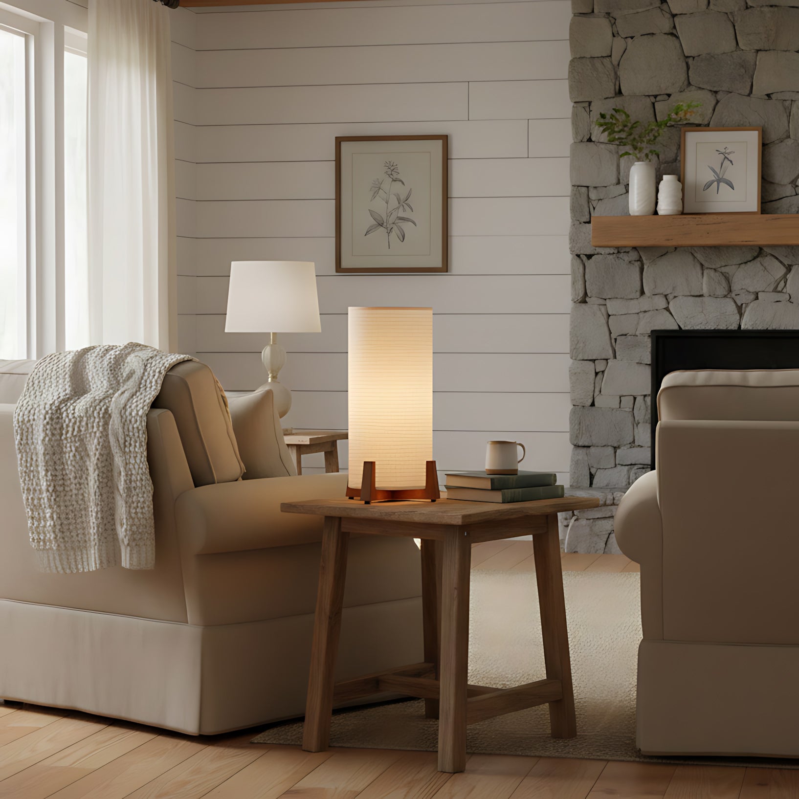 Iliana Fabric Shade Table Lamp