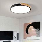 Noro LED Plafondlamp | Modern Scandinavisch Design, Houten Accent