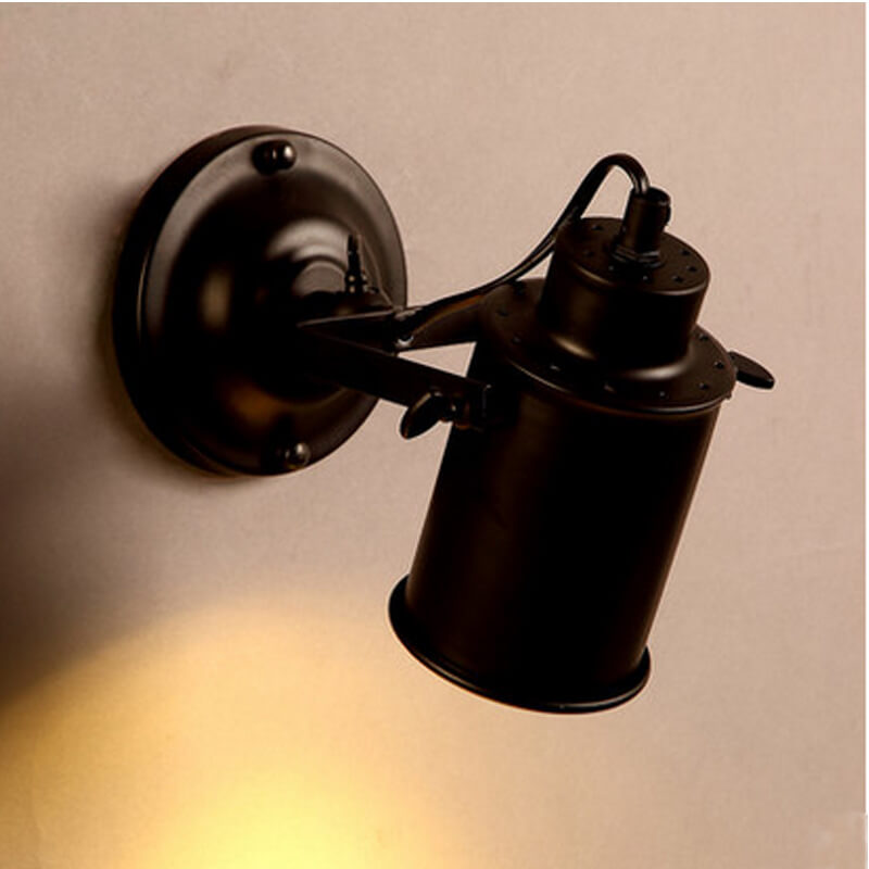 Wall Sconce Adjustable Arm Wrought Iron Wall Light