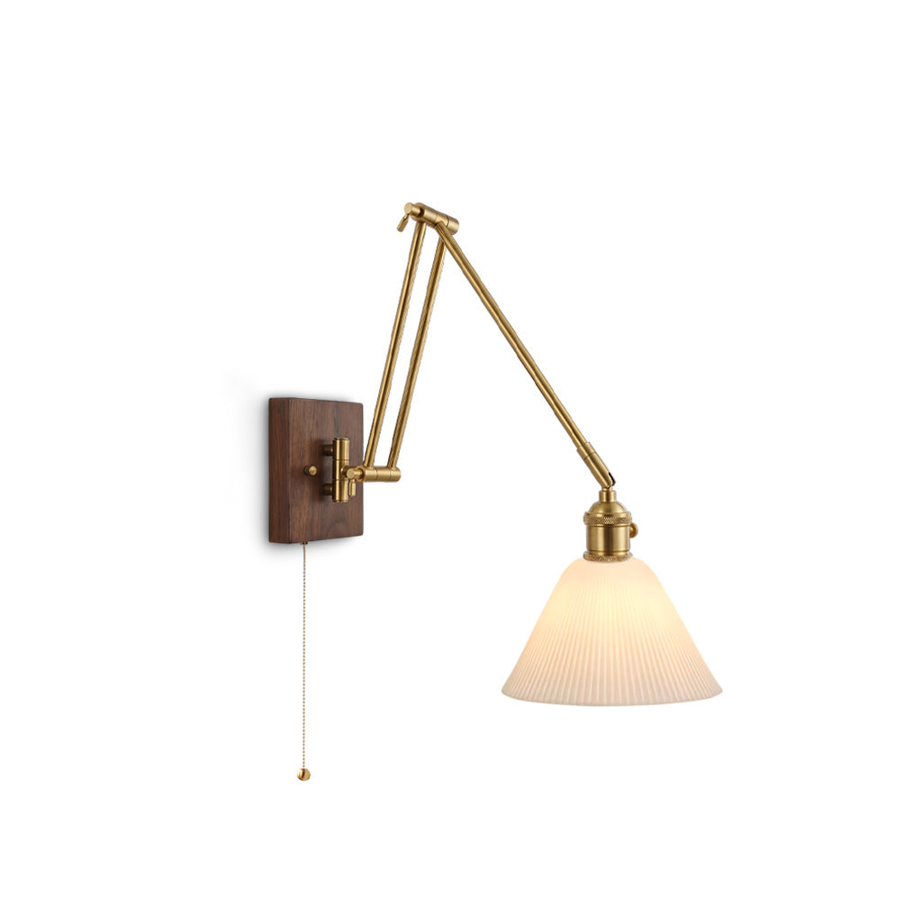 Ingrid Ceramic Swing-Arm Wall Sconce
