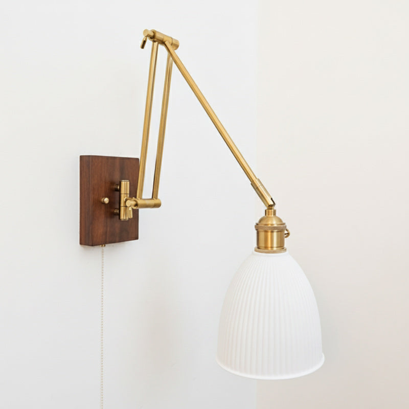 Ingrid Ceramic Swing-Arm Wall Sconce
