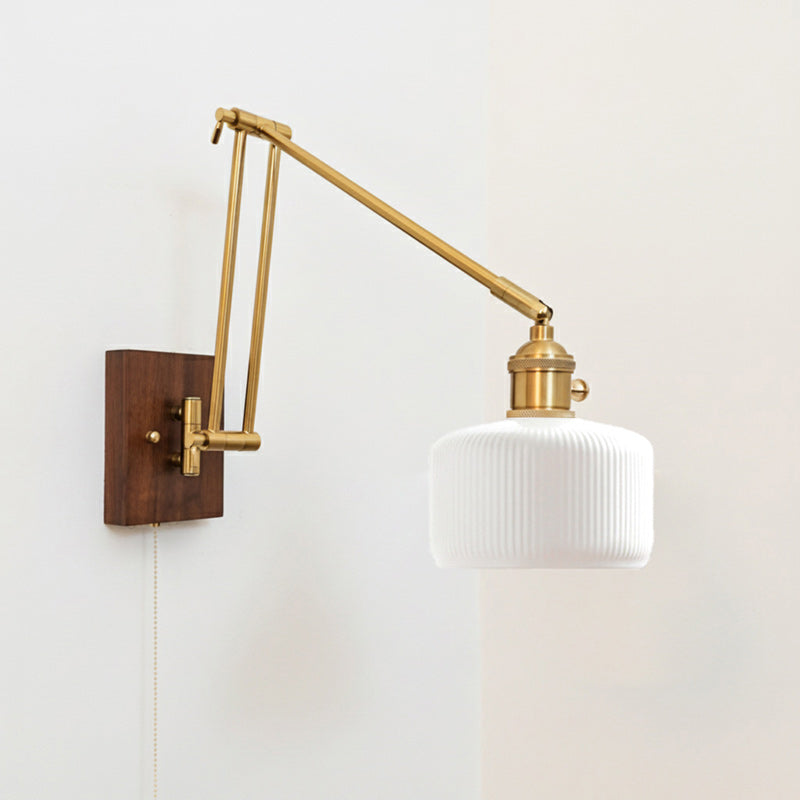 Ingrid Ceramic Swing-Arm Wall Sconce