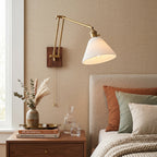Ingrid Ceramic Swing-Arm Wall Sconce