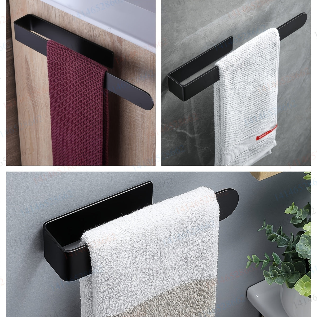 InoxDesign: Towel Holder for Bathroom – Elegant Stainless Steel Holder, No Installation Required & Multifunctional for Towels & Dish Towels