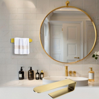 InoxDesign: Towel Holder for Bathroom – Elegant Stainless Steel Holder, No Installation Required & Multifunctional for Towels & Dish Towels