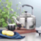 InoxGrande: Robust Stainless Steel Kettle 5 Liters, Compatible with Induction & Gas – for Restaurant & Home