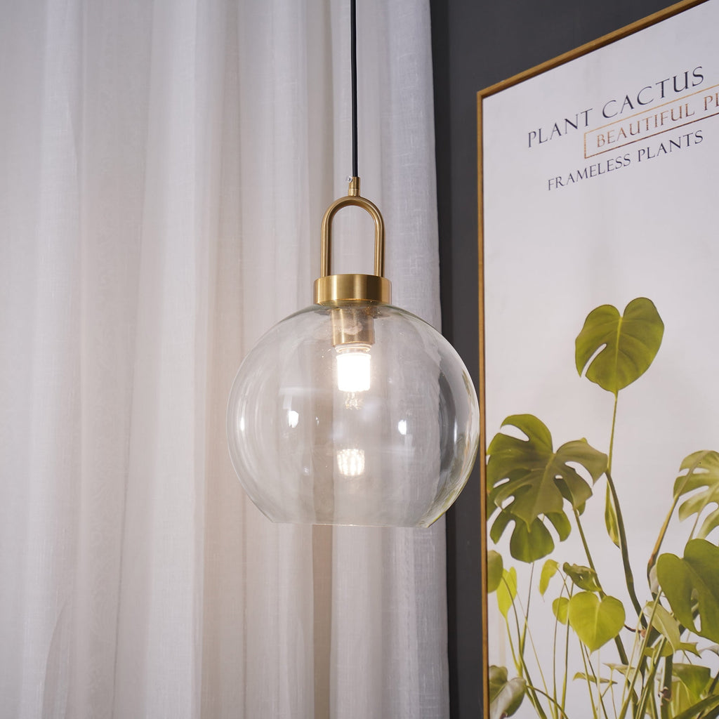 Iona Glass Globe Pendant Light