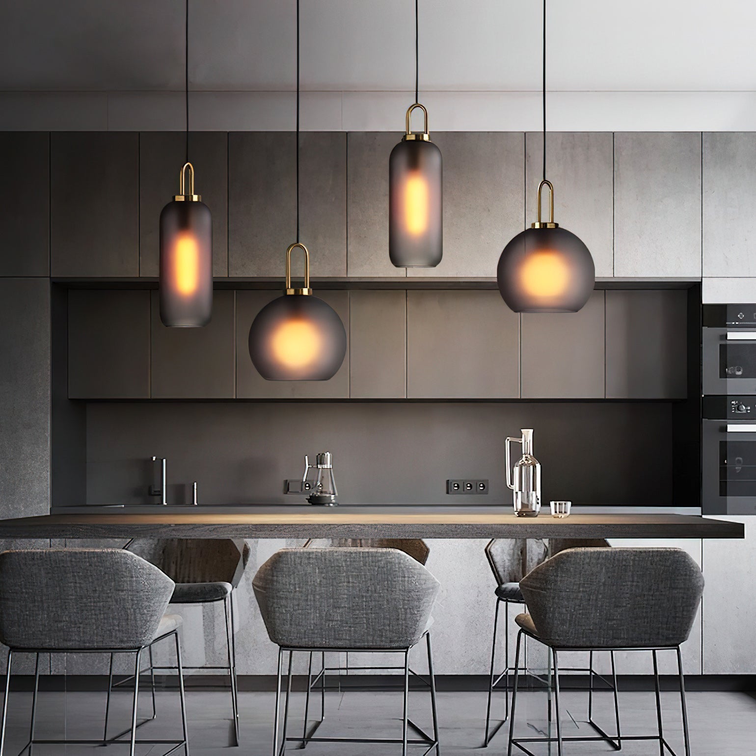 Iona Glass Globe Pendant Light