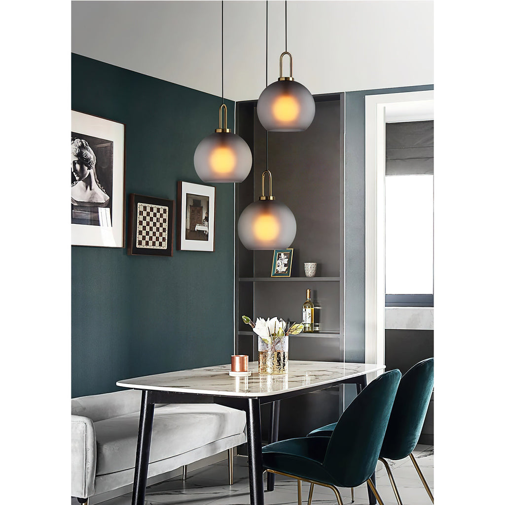 Iona Glass Globe Pendant Light