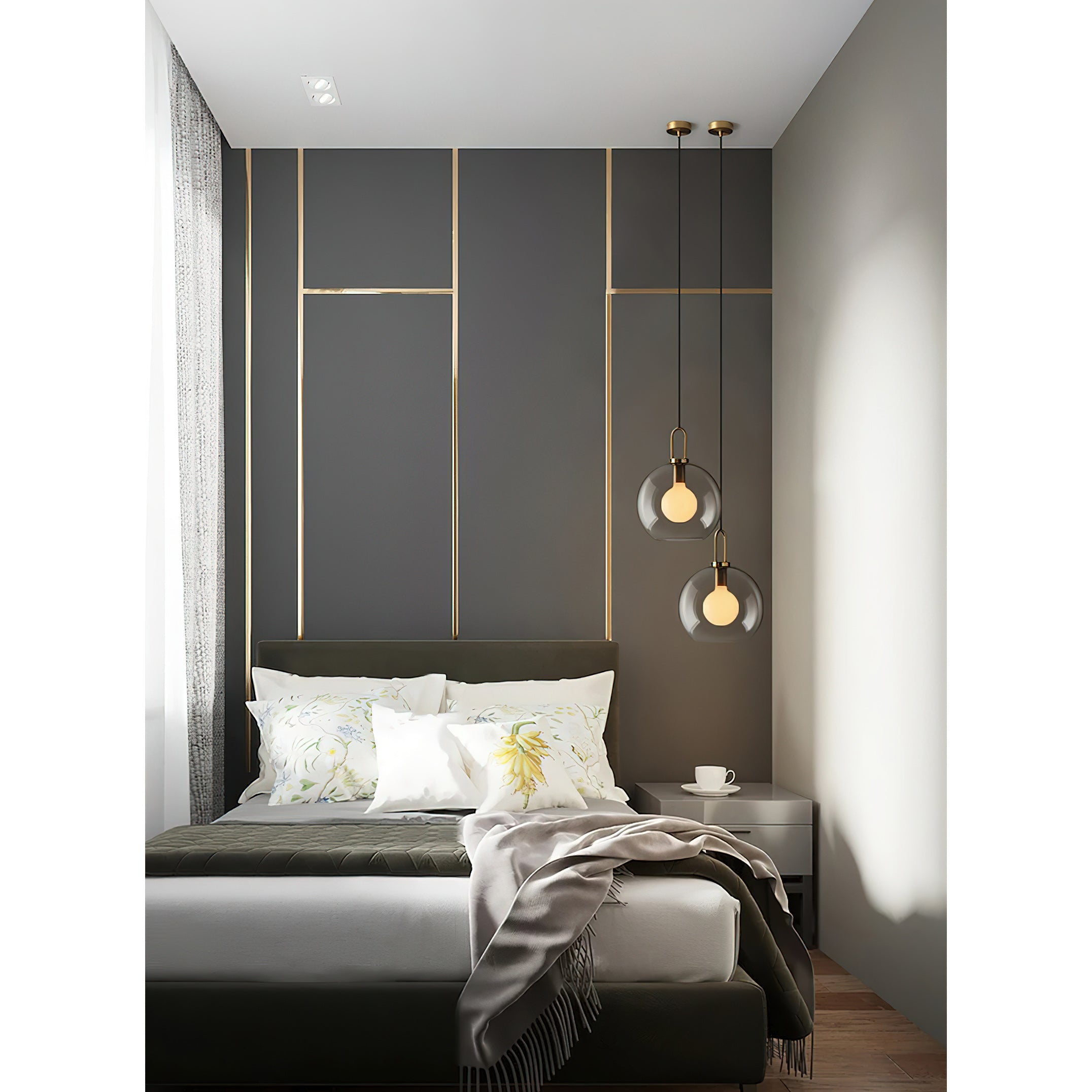 Iona Glass Globe Pendant Light