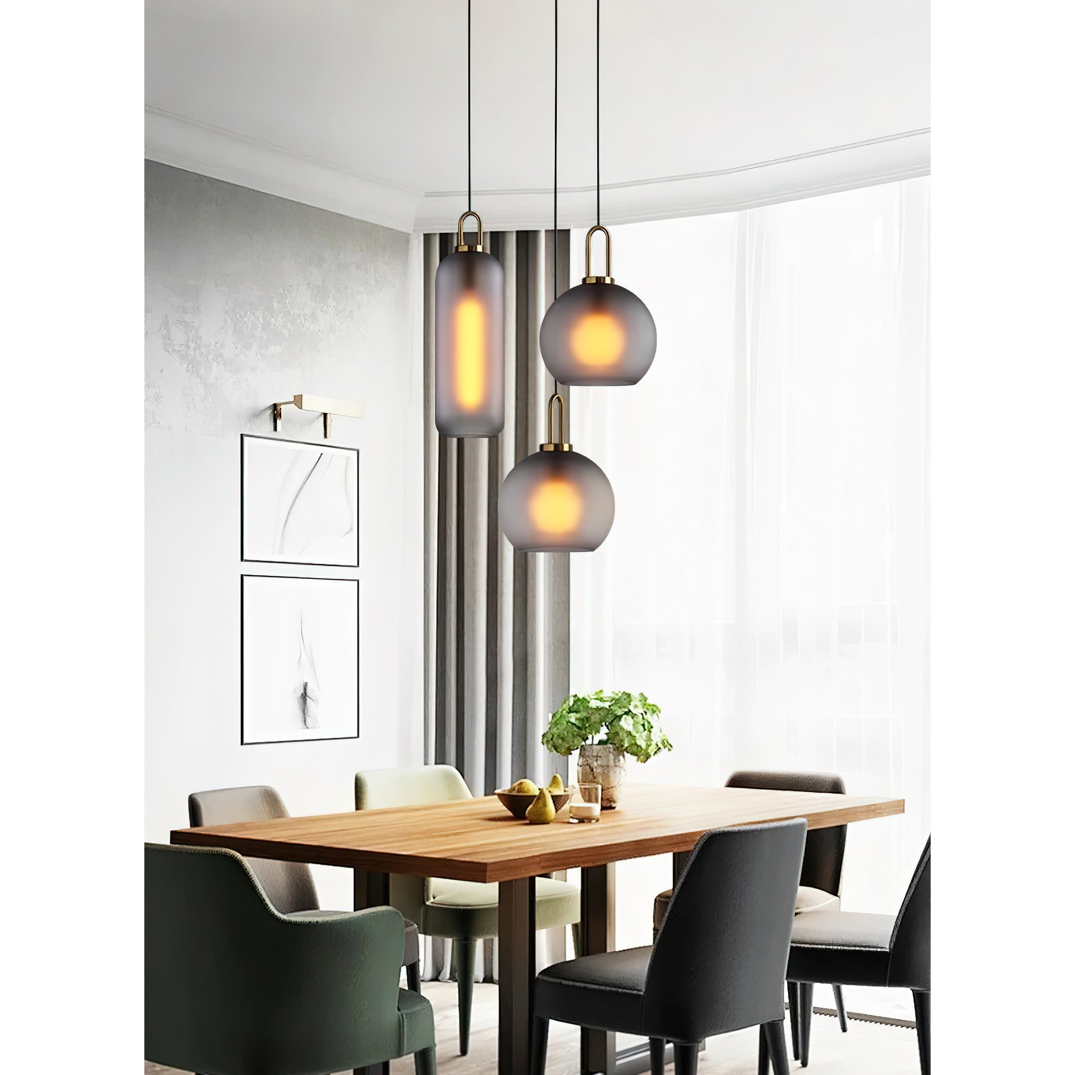 Iona Glass Globe Pendant Light