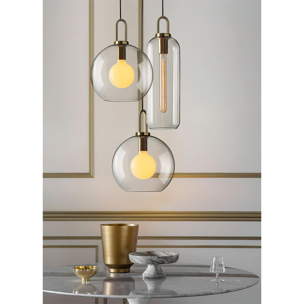Iona Glass Globe Pendant Light
