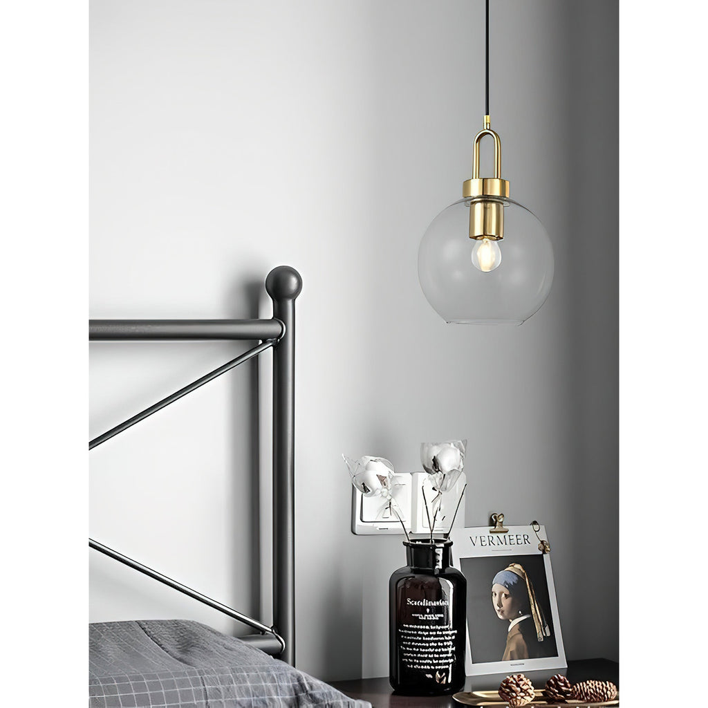 Iona Glass Globe Pendant Light