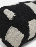 Bela Bolster Pillow | Organic Checkerboard Design, Woven Texture