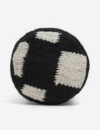 Bela Bolster Pillow | Organic Checkerboard Design, Woven Texture