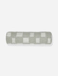 Bela Bolster Pillow | Organic Checkerboard Design, Woven Texture