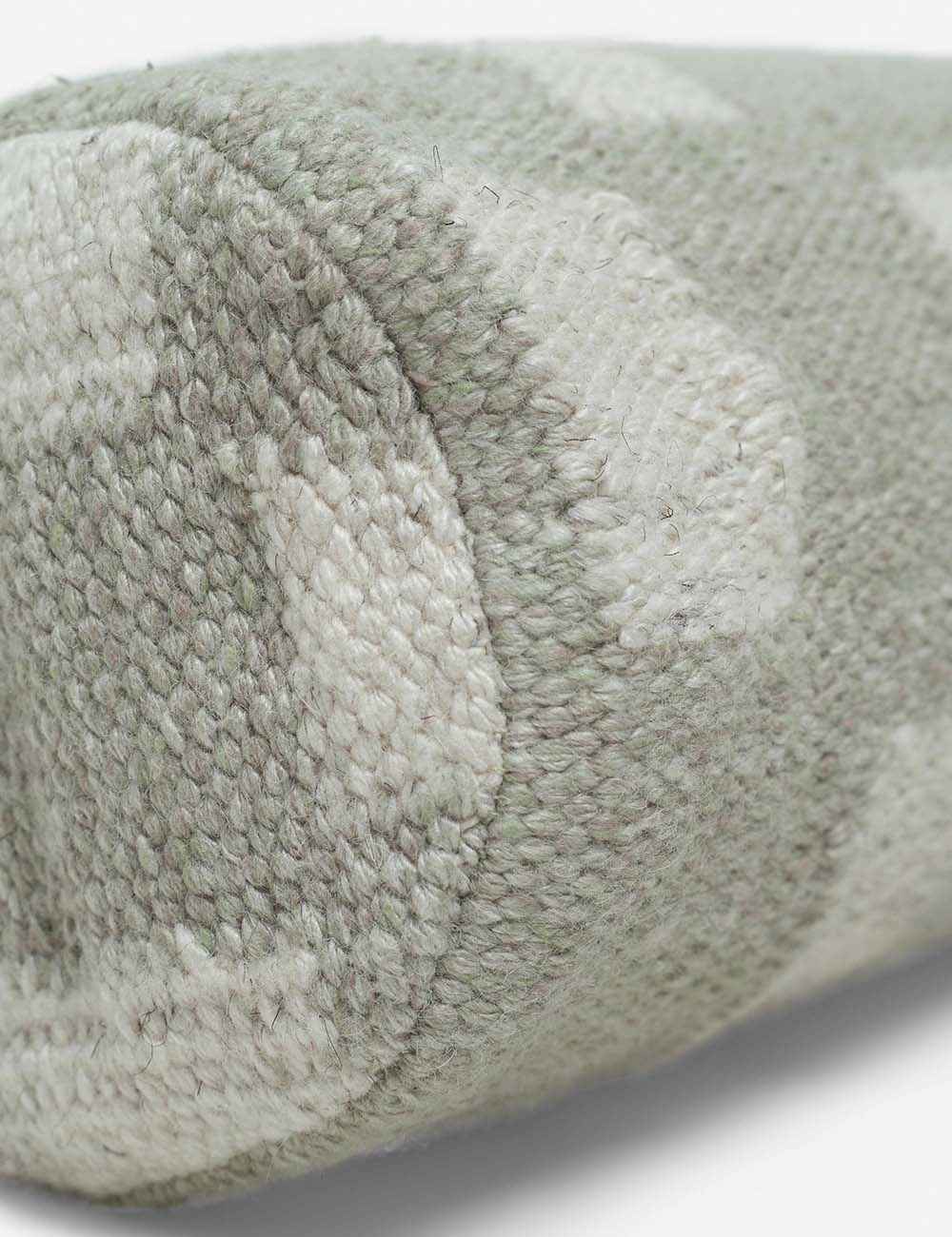 Bela Bolster Pillow | Organic Checkerboard Design, Woven Texture