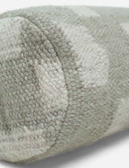 Bela Bolster Pillow | Organic Checkerboard Design, Woven Texture